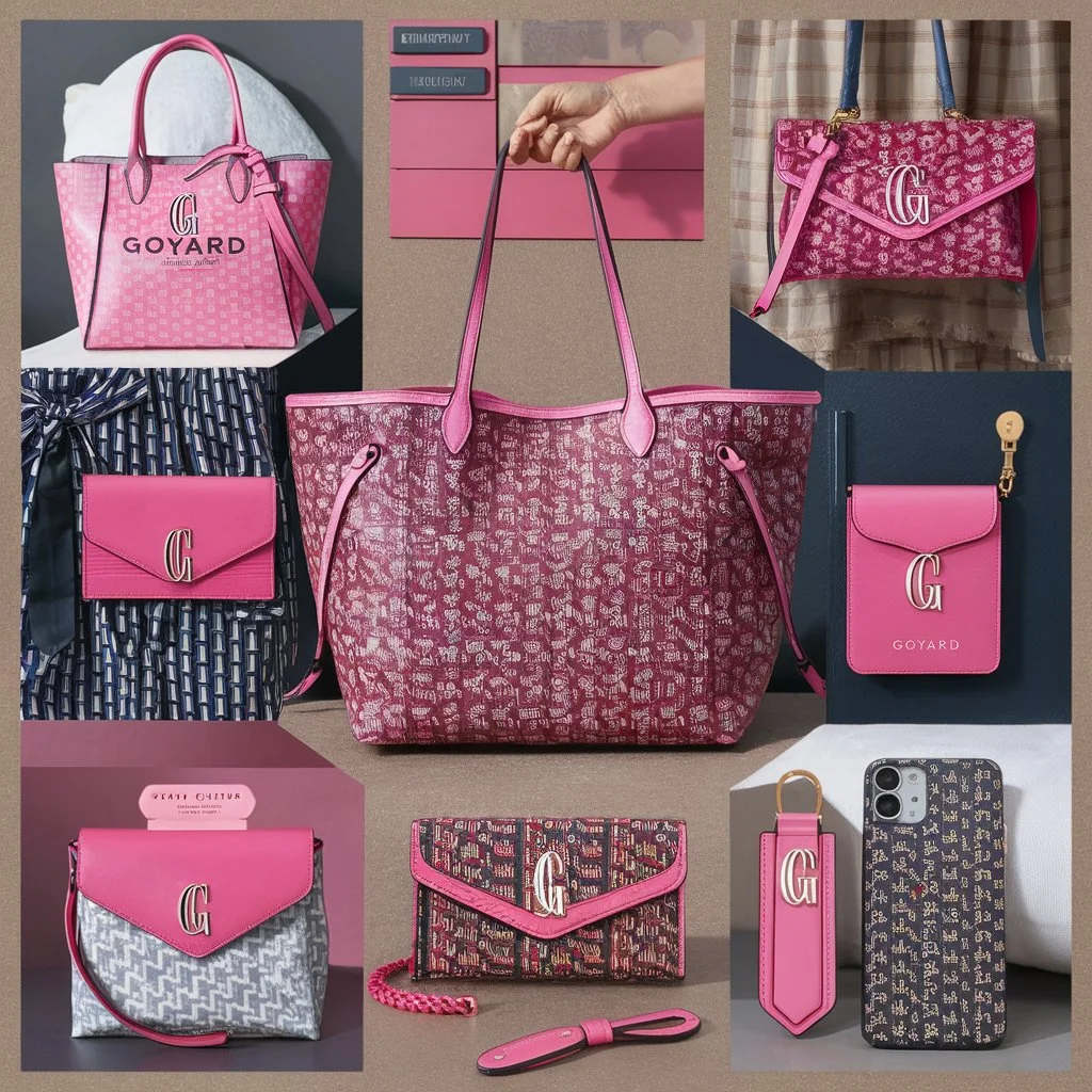 Fashion Influencer's Pink Goyard Collection