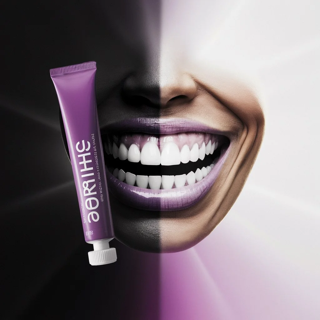 Magic of Purple Toothpaste